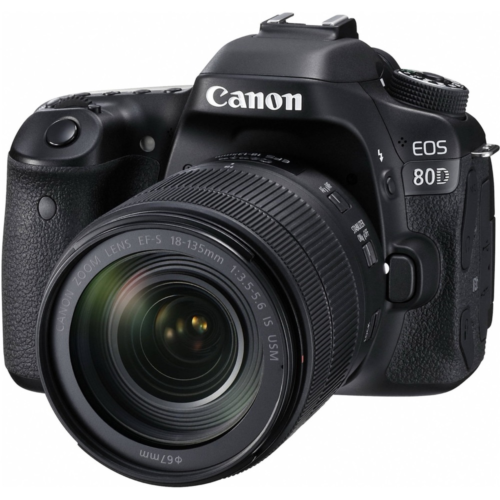 Canon EOS 80D Black Digital Camera